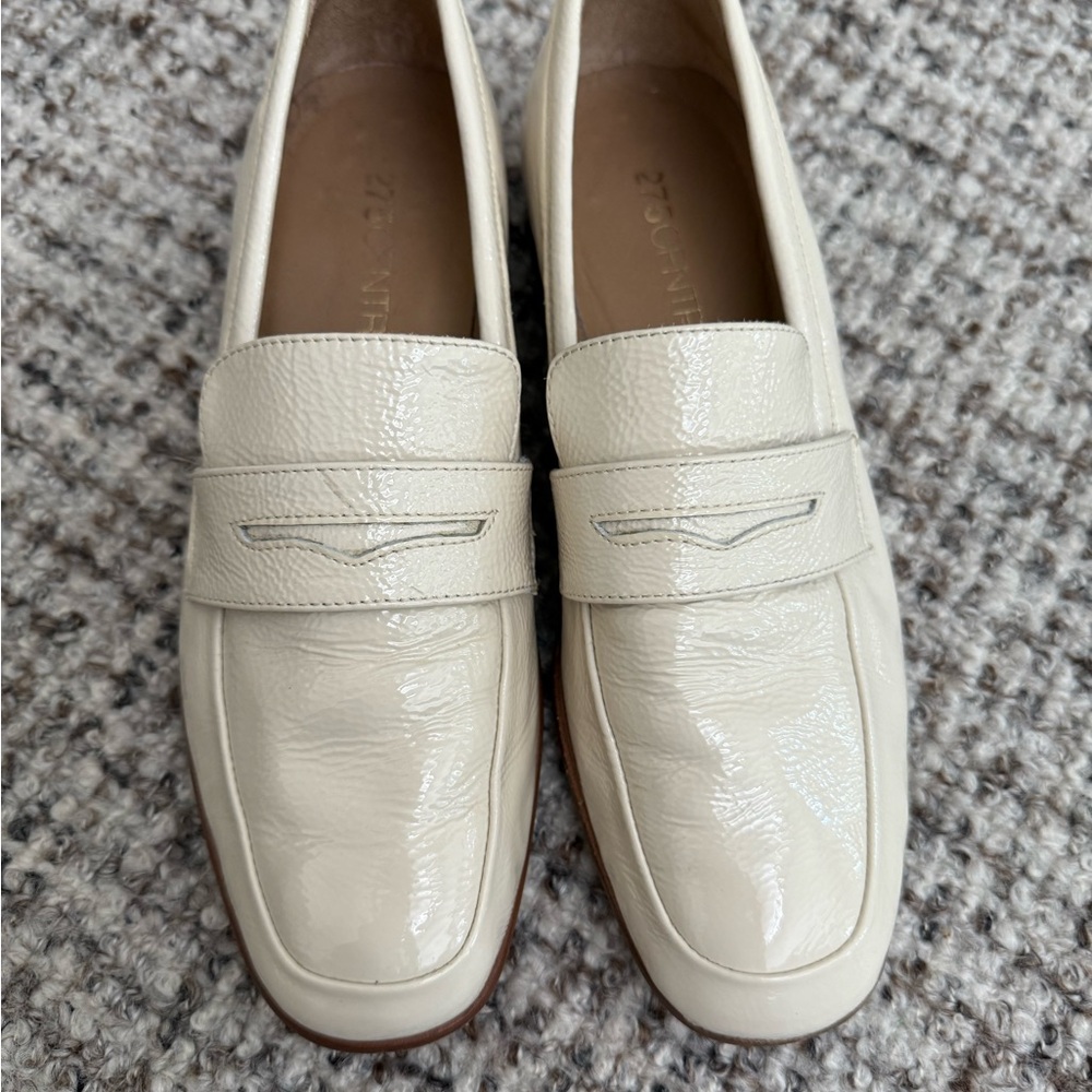 275 Central Cream Penny Loafers Flats